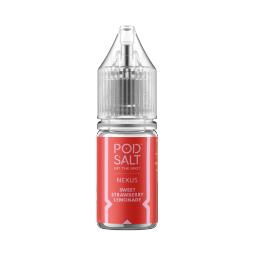 Pod Salt Nexus Sweet Strawberry Lemonade Nic Salt E-Liquid – 10ml