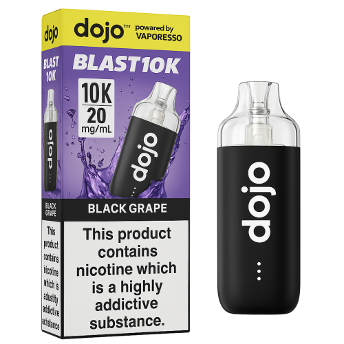 Black Grape – Vaporesso DOJO Blast 10K Vape Kit – 10,000 Puffs – 20mg