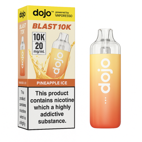 Pineapple Ice – Vaporesso DOJO Blast 10K Vape Kit – 10,000 Puffs – 20mg