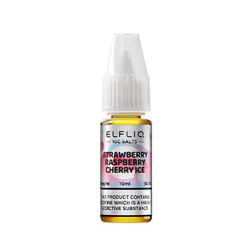 Elfliq – Strawberry Raspberry Cherry Ice – Nic Salt E-Liquid – 10ml