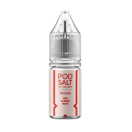 Pod Salt Nexus Red Gummy Bear Nic Salt E-Liquid – 10ml