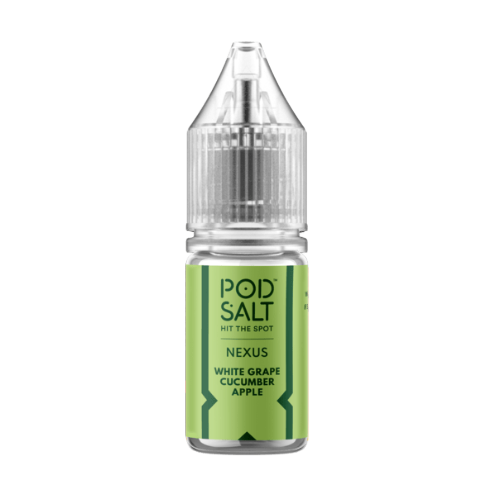 Pod Salt Nexus White Grape Cucumber Nic Salt E-Liquid – 10ml