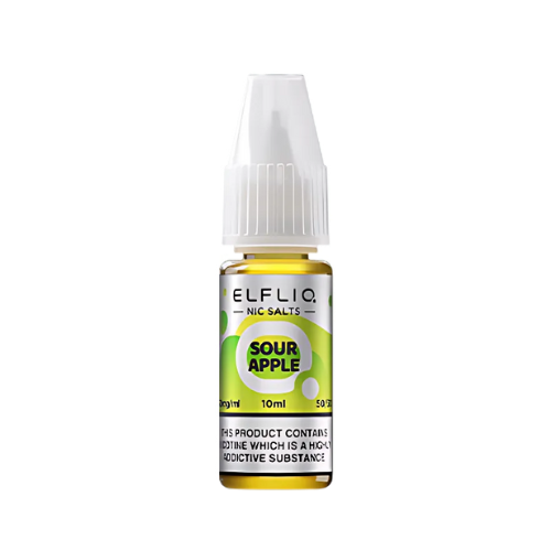 Elfliq – Sour Apple – Nic Salt E-Liquid – 10ml