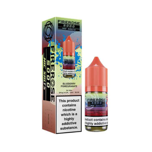 Elux Fire Rose 5000 – Blueberry Pomegranate – Nic Salt E-Liquid – 10ml
