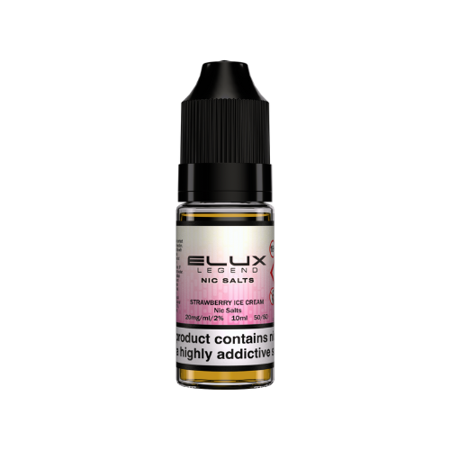 Elux Legend Strawberry Ice Cream Nic Salt E-Liquid – 10ml