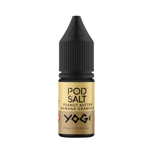 Pod Salt Peanut Butter Banana Granola Nic Salt E-Liquid – 10ml