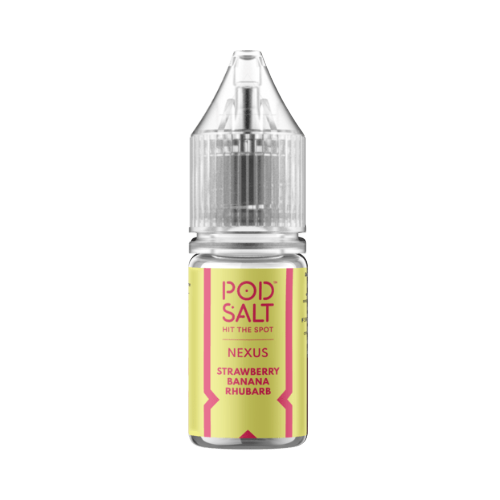 Pod Salt Nexus Strawberry Banana Rhubarb Nic Salt E-Liquid – 10ml