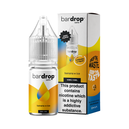 Bar Drop – Banana Ice – Nic Salt – E-Liquid – 10ml
