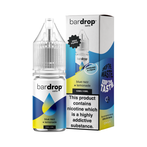 Bar Drop – Blue Razz Lemonade – Nic Salt – E-Liquid – 10ml
