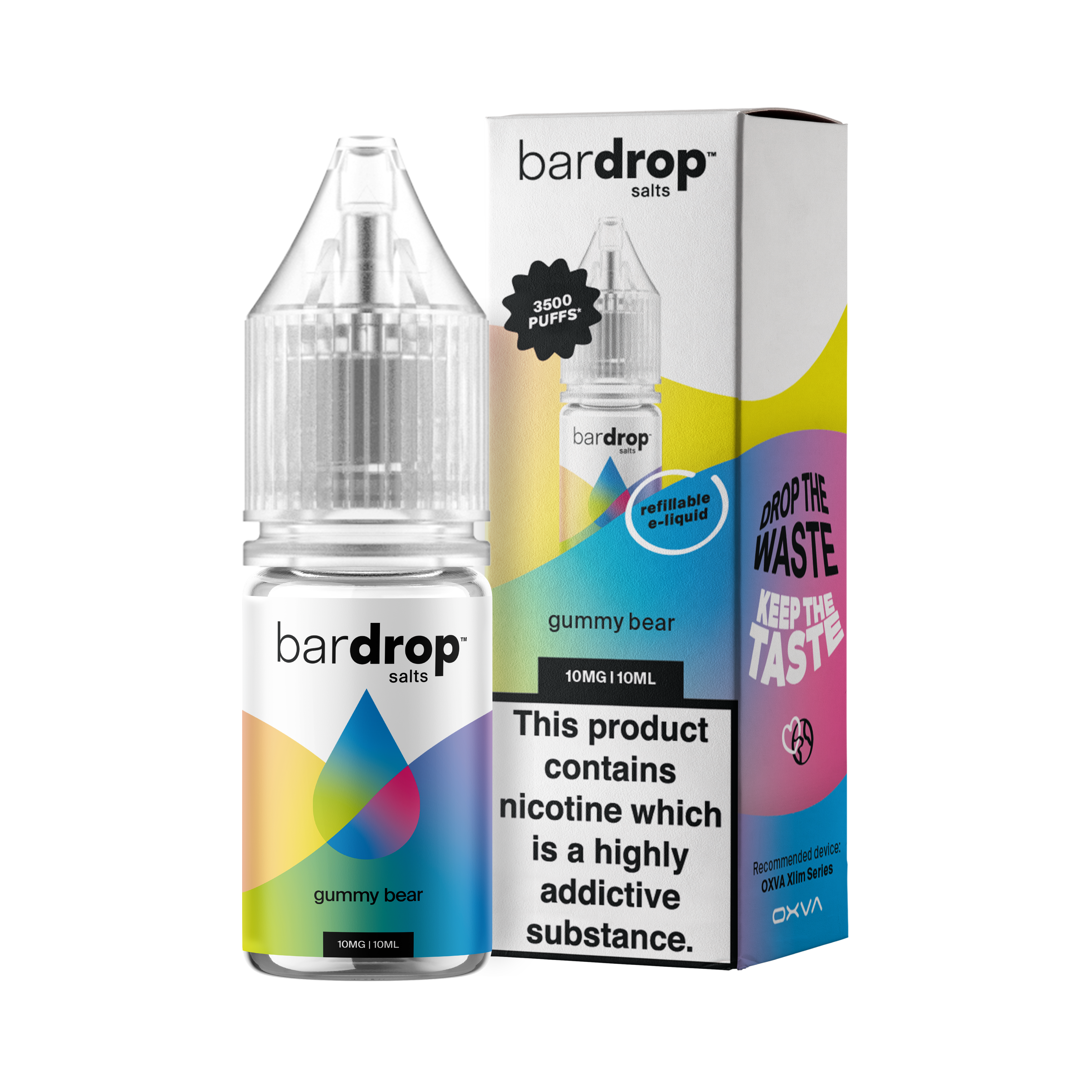 Bar Drop - Gummy Bear - Nic Salt - E-Liquid – 10ml