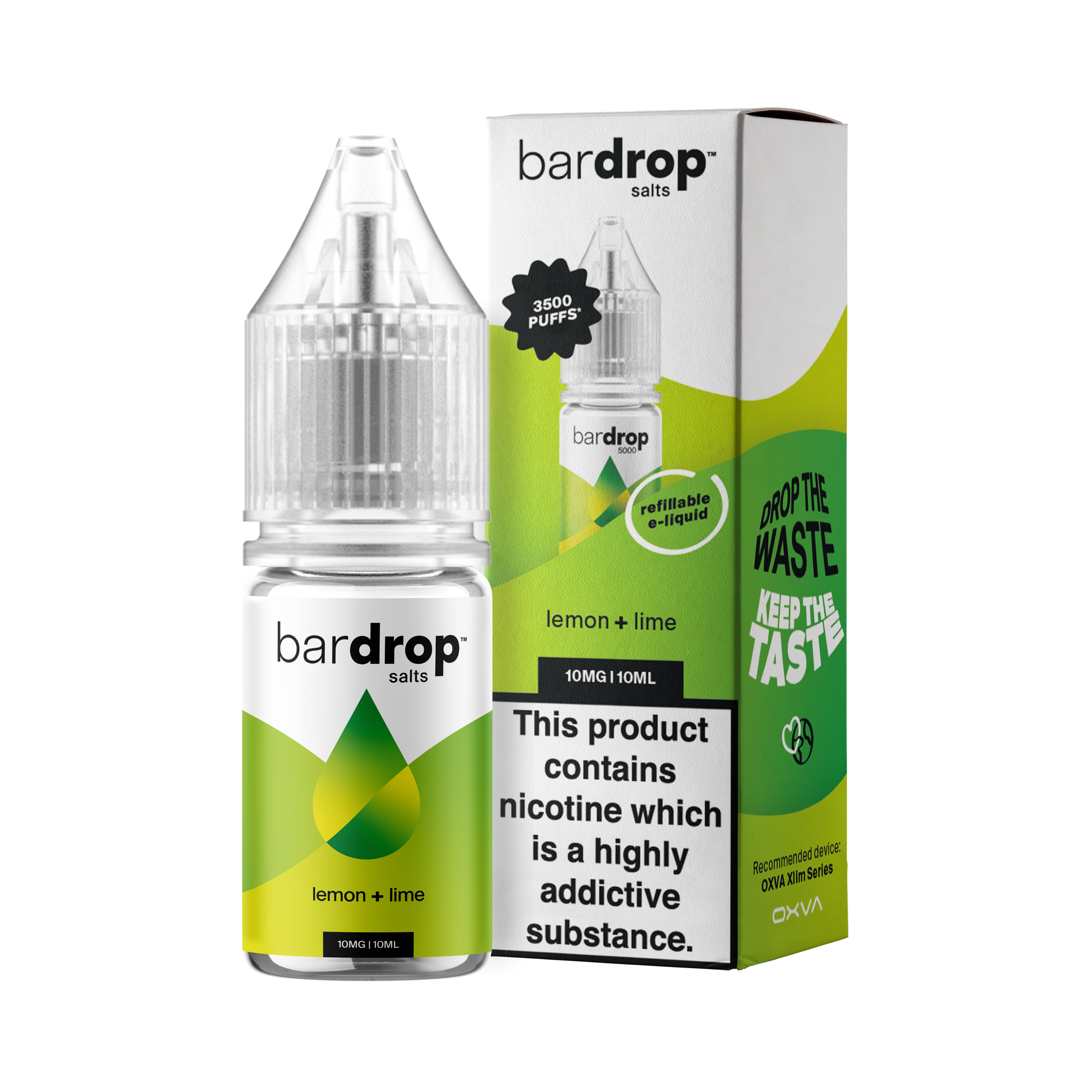 Bar Drop - Lemon Lime - Nic Salt - E-Liquid – 10ml