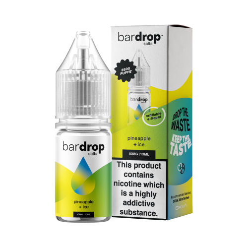 Bar Drop – Pineapple Ice – Nic Salt – E-Liquid – 10ml