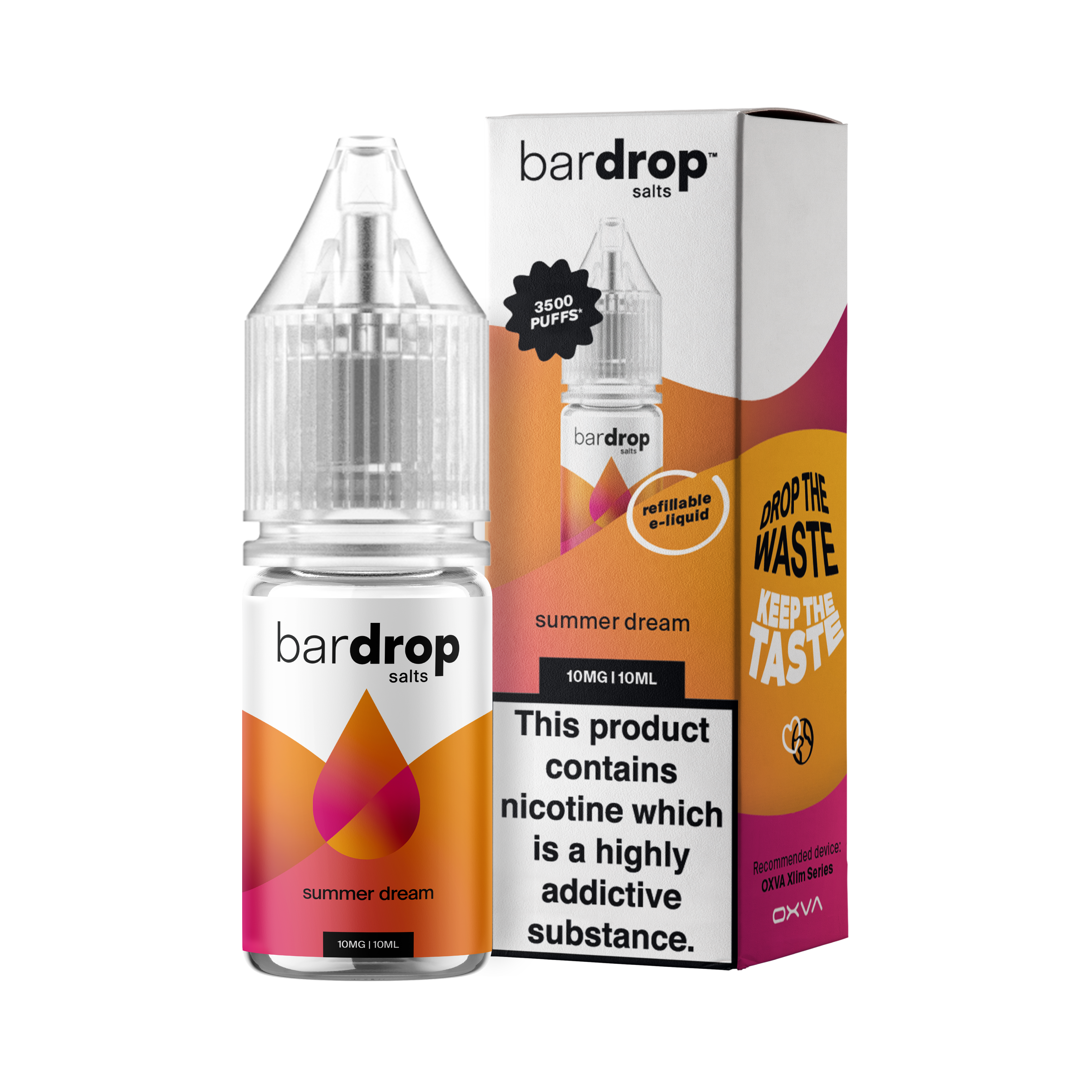 Bar Drop - Yellow Pear - Nic Salt - E-Liquid – 10ml
