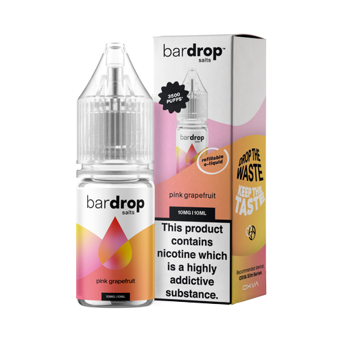 Bar Drop – Pink Grapefruit – Nic Salt – E-Liquid – 10ml