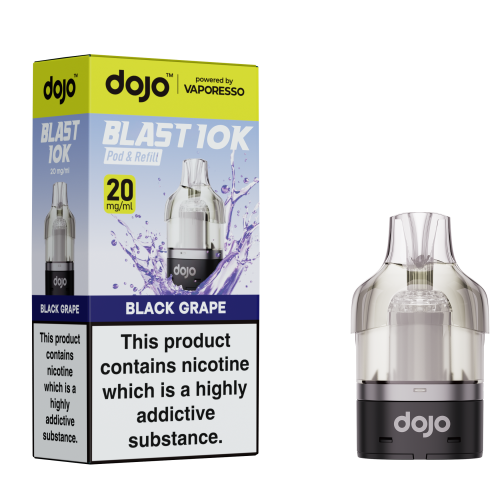 Black Grape – Vaporesso DOJO Blast 10K Prefilled Pods – 20mg