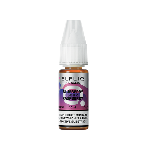 Elfliq – Blueberry Sour Raspberry – Nic Salt E-Liquid – 10ml