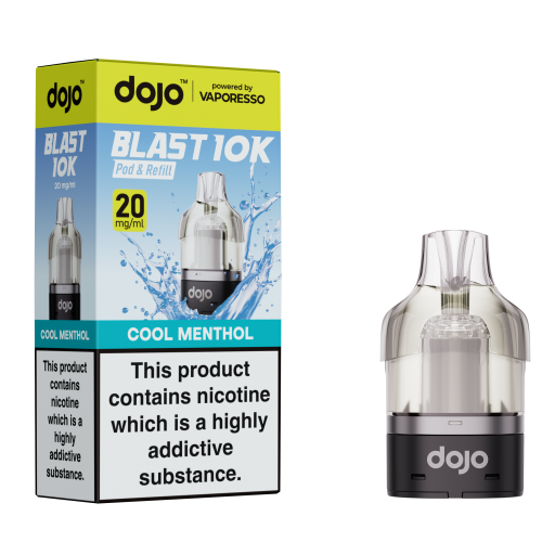 Cool Menthol – Vaporesso DOJO Blast 10K Prefilled Pods – 20mg