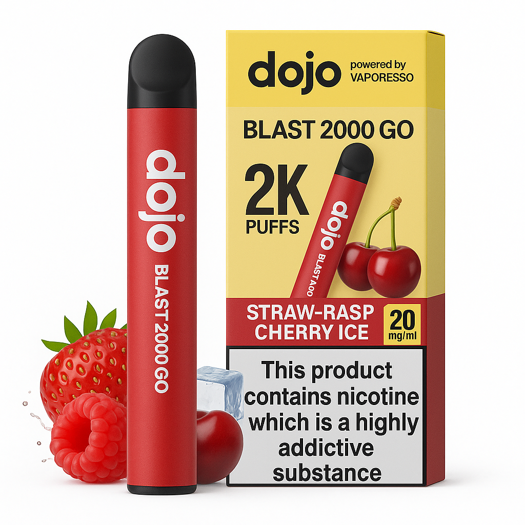 Vaporesso, Dojo - BLAST2000 GO Kit - Straw-Rasp Cherry Ice