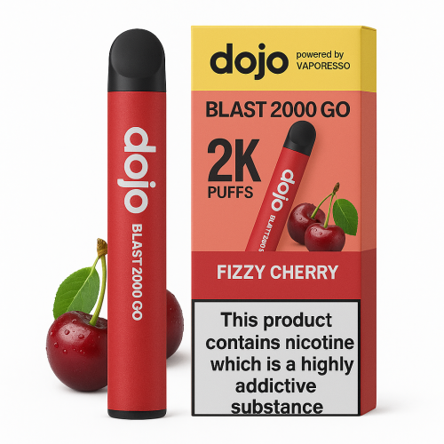 Vaporesso, Dojo – BLAST2000 GO Kit – Fizzy Cherry