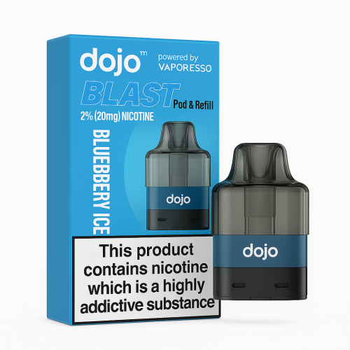 Vaporesso, Dojo – BLAST6000 Pre-filled Pod – Blueberry Ice – 2% Nicotine (20mg)