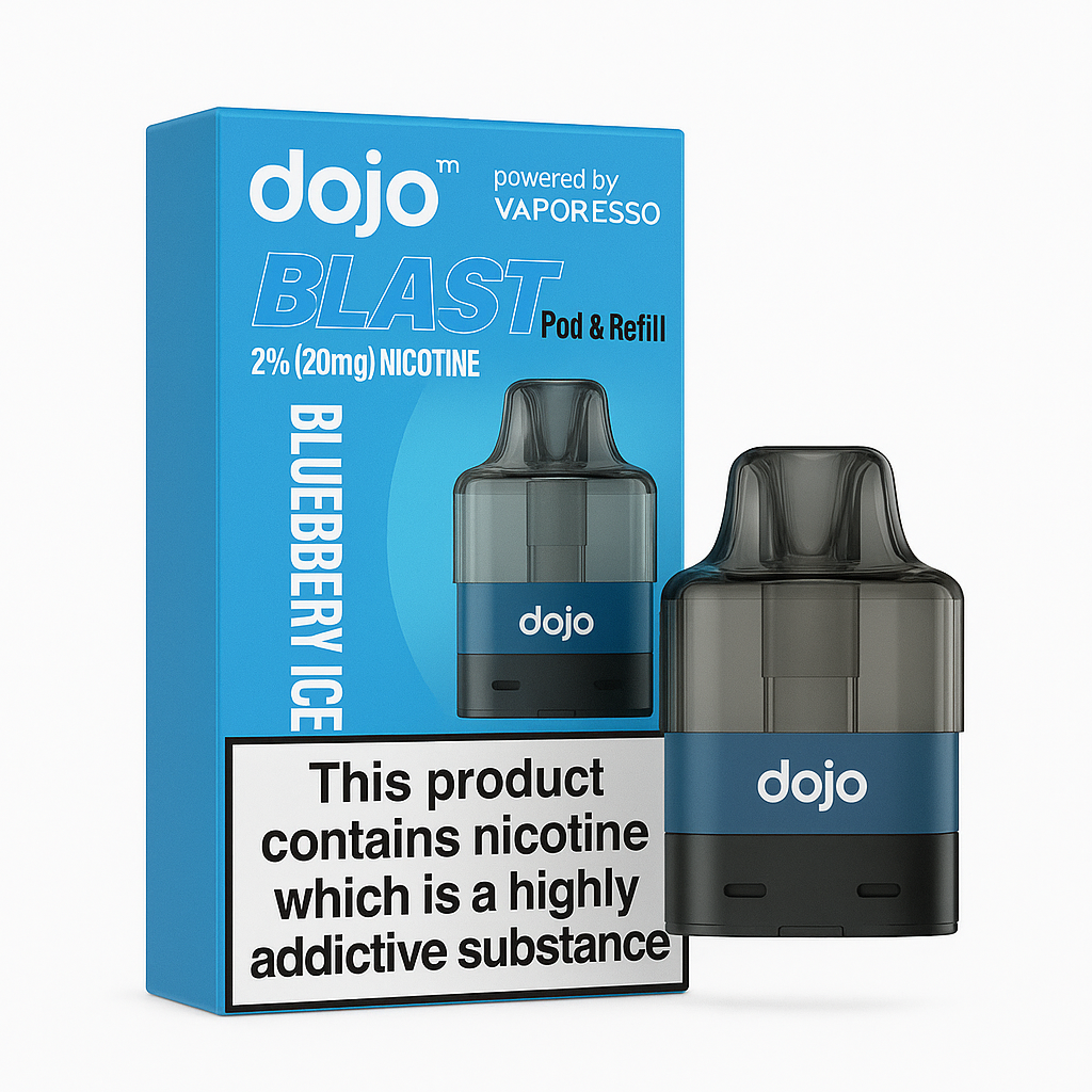 Vaporesso, Dojo - BLAST6000 Pre-filled Pod - Blueberry Ice - 2% Nicotine (20mg)