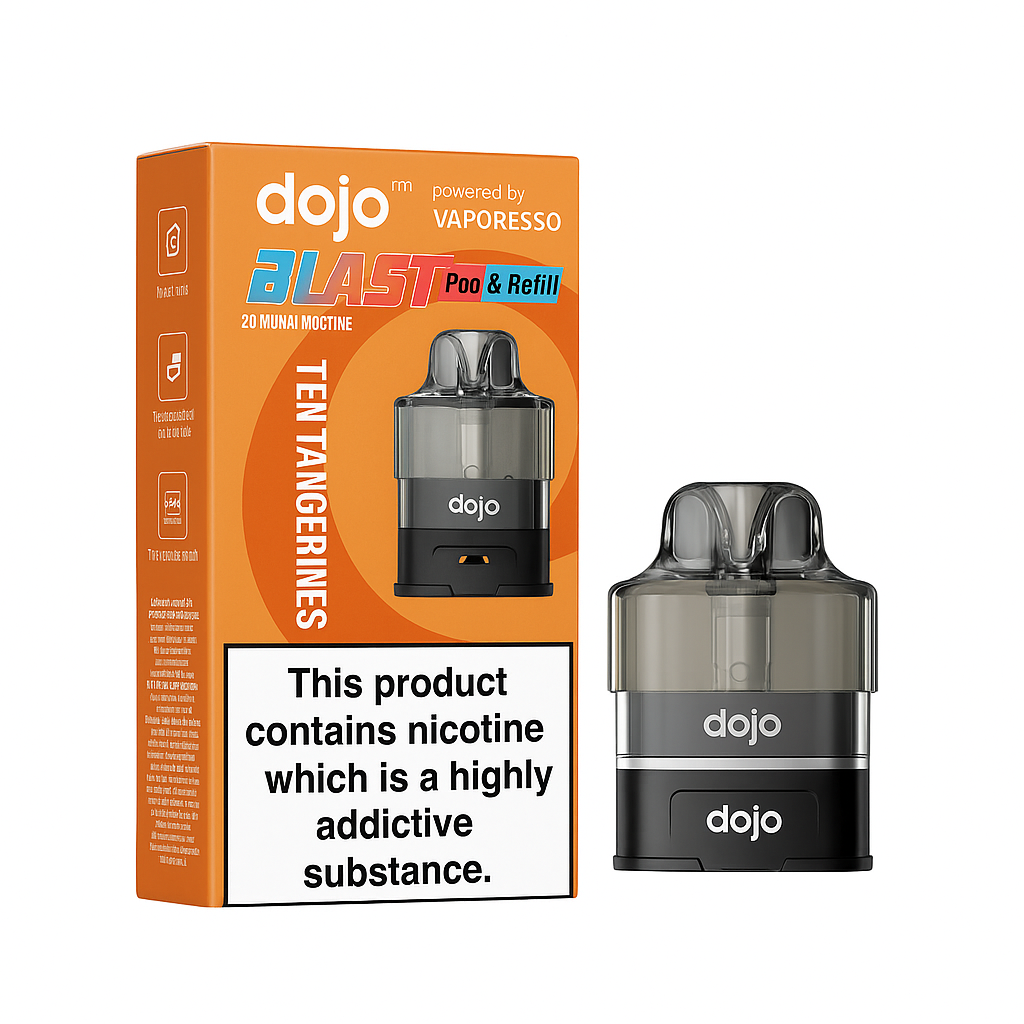 Vaporesso, Dojo - BLAST6000 Pre-filled Pod - Ten Tangerines