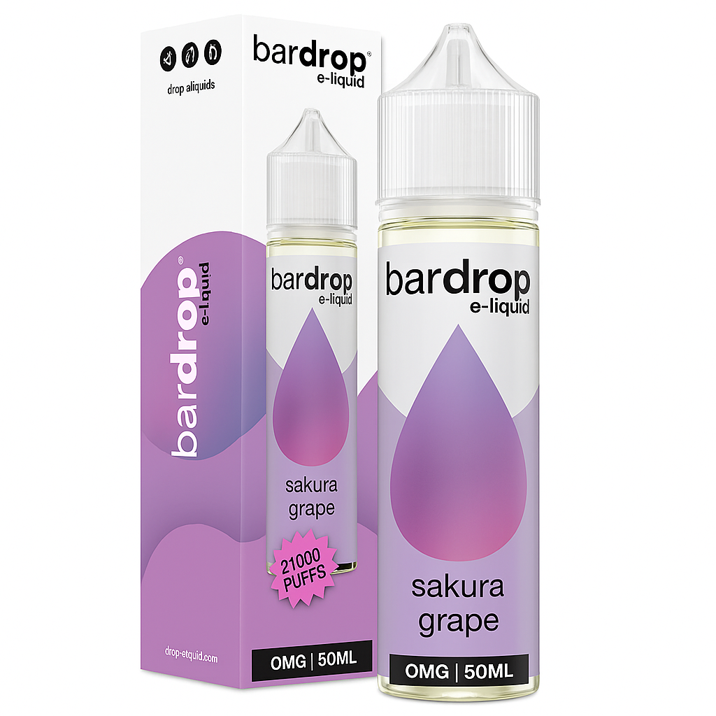 Bar Drop - Sakura Grape 50ml Shortfill