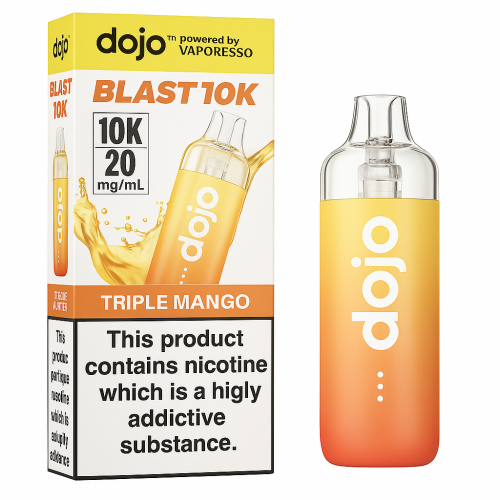 Ten Tangerines – Vaporesso DOJO Blast 10K Vape Kit – 10,000 Puffs – 20mg