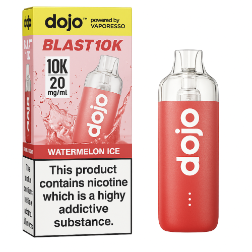 Watermelon Ice – Vaporesso DOJO Blast 10K Vape Kit – 10,000 Puffs – 20mg