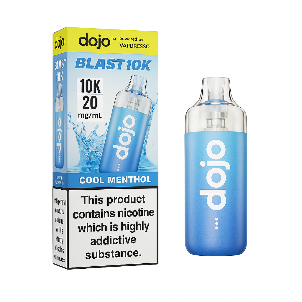 Cool Menthol – Vaporesso DOJO Blast 10K Vape Kit – 10,000 Puffs – 20mg