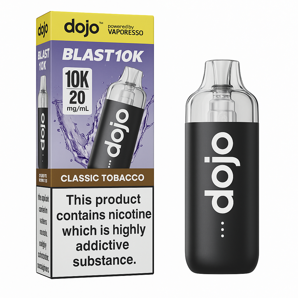 Classic Tobacco – Vaporesso DOJO Blast 10K Vape Kit – 10,000 Puffs – 20mg