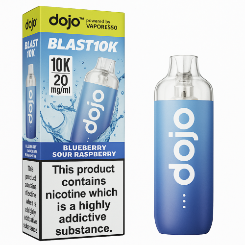 Blueberry Sour Raspberry – Vaporesso DOJO Blast 10K Vape Kit – 10,000 Puffs – 20mg