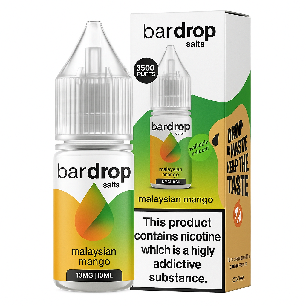 Bar Drop - Malaysian Mango - Nic Salt - E-Liquid – 10ml