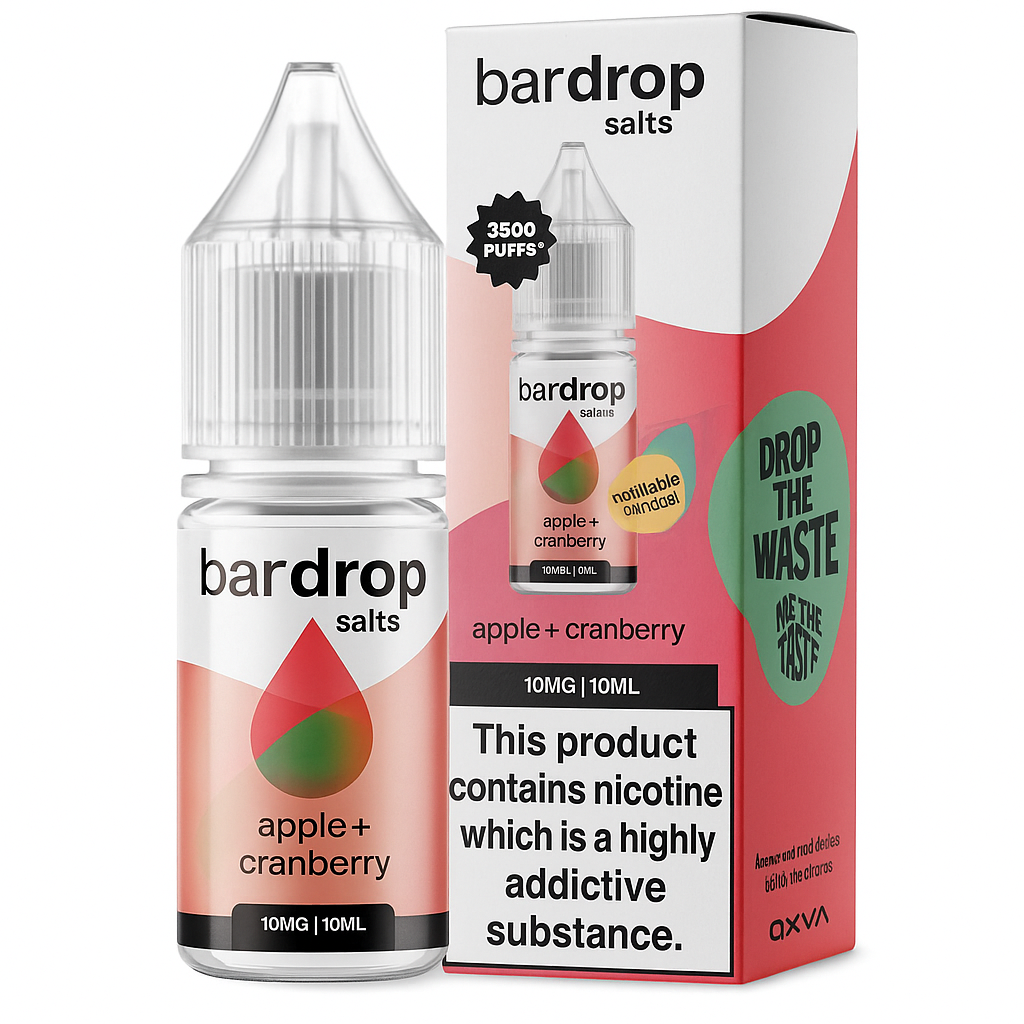 Bar Drop - Apple Cranberry - Nic Salt - E-Liquid – 10ml