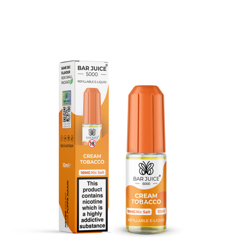 Bar Juice 5000 Cream Tobacco Nic Salt E-Liquid – 10ml