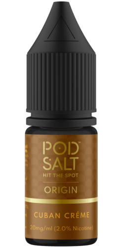 Pod Salt ORIGIN Havana Gold Nic Salt E-Liquid – 10ml