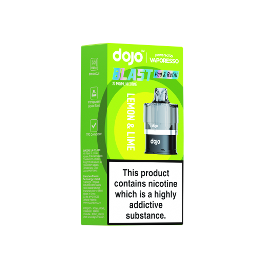 Vaporesso, Dojo – BLAST6000 Pre-filled Pod – Lemon & Lime