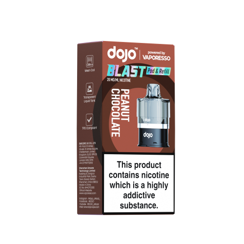 Vaporesso, Dojo – BLAST6000 Pre-filled Pod – Peanut Chocolate
