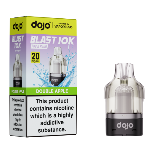Double Apple – Vaporesso DOJO Blast 10K Prefilled Pods – 20mg