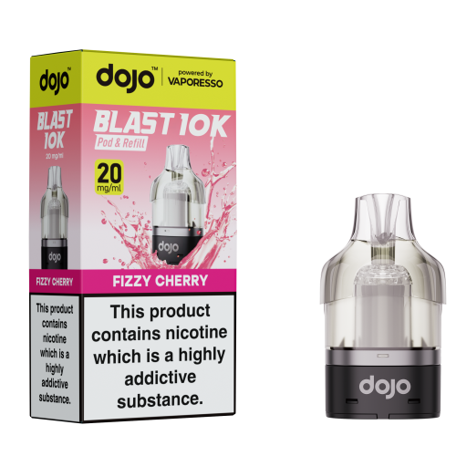 Fizzy Cherry – Vaporesso DOJO Blast 10K Prefilled Pods – 20mg
