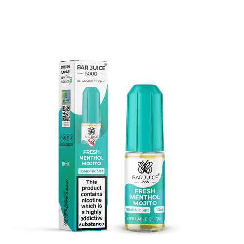 Bar Juice 5000 Fresh Menthol Mojito Nic Salt E-Liquid – 10ml