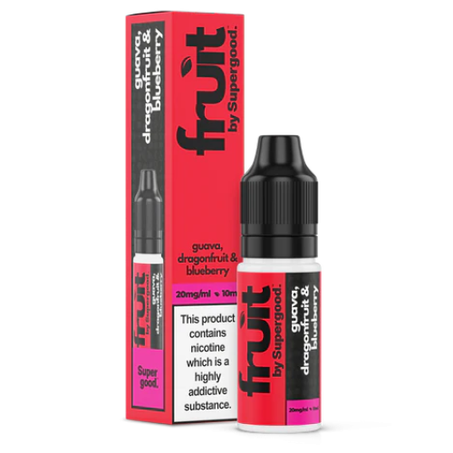 Supergood Fruit – Guava, Dragonfruit & Blueberry – Nic Salt E-Liquid – 10ml