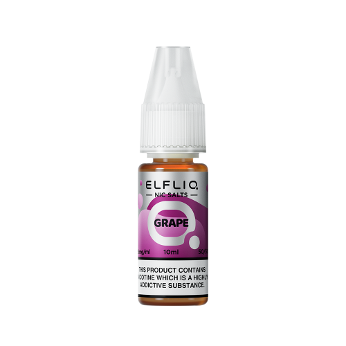 Elfliq – Grape – Nic Salt E-Liquid – 10ml