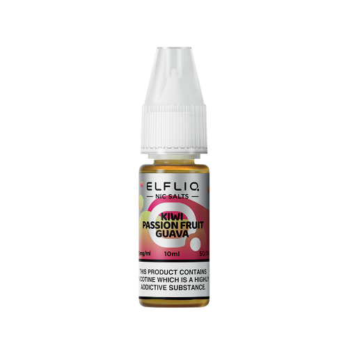 Elfliq – Kiwi Passionfruit Guava – Nic Salt E-Liquid – 10ml