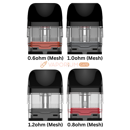 Vaporesso XROS Replacement Pods – Pack of 4 (Multiple Resistances)