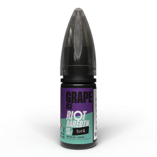 Riot BAR EDTN – Grape Ice – Nic Salt E-Liquid – 10ml