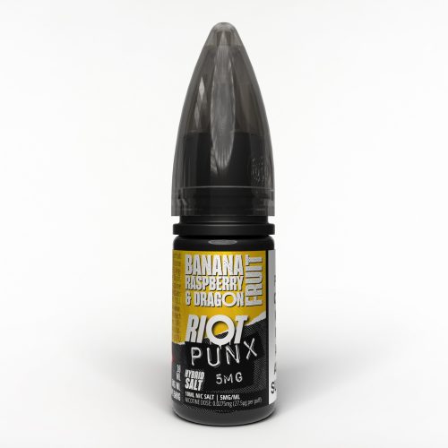 Riot Punx – Banana, Raspberry & Dragonfruit – Hybrid E-Liquid – 10ml