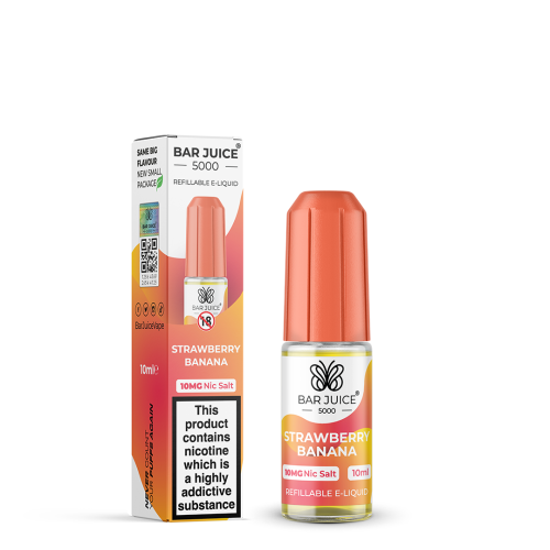 Bar Juice 5000 Strawberry Banana Nic Salt E-Liquid – 10ml