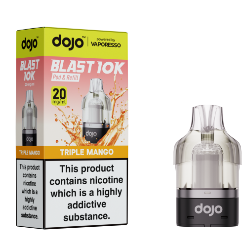 Triple Mango – Vaporesso DOJO Blast 10K Prefilled Pods – 20mg