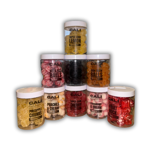 Cali Candy – Super Sour Raspberry – (CBD Sweets) 2800mg